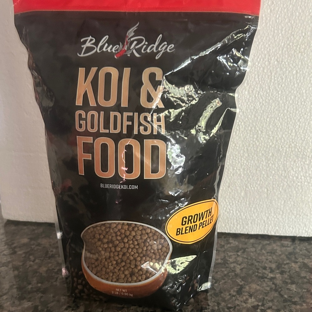 Blue Ridge Koi & Goldfish Food - Black with Red Accent 2lb bag